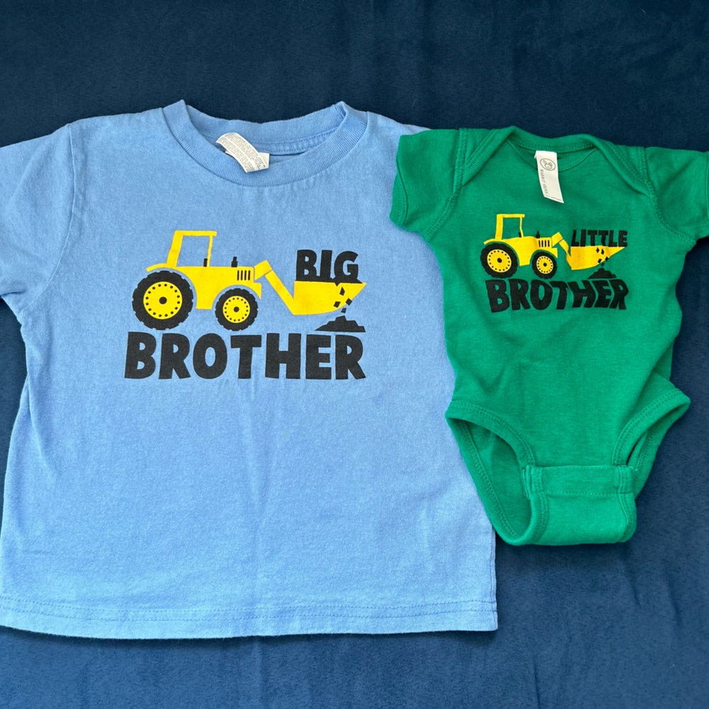 Big Brother / Little Brother Shirts 4T / NB